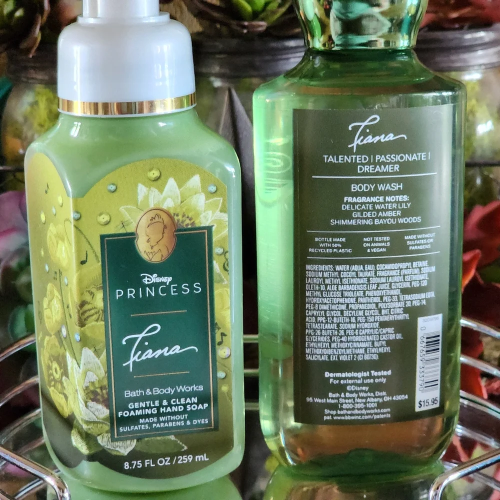 Disney X BBW Princess Tiana Bundle Foaming Handsoap & Shower Gel - Picture 2 of 6
